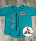 GSG Teal Glitter Jersey