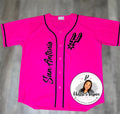 SAS Hot Pink Glitter Jersey